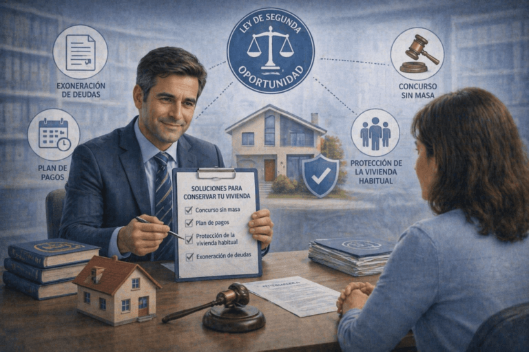 ¿Qué pasa con mi vivienda en la Ley de Segunda Oportunidad?